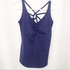 prAna Womens Small S Purple Dreaming Strappy Back